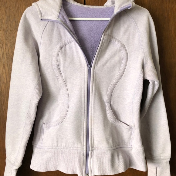 Lululemon Jacket lilac/grey Size 6-8 - Picture 1 of 6